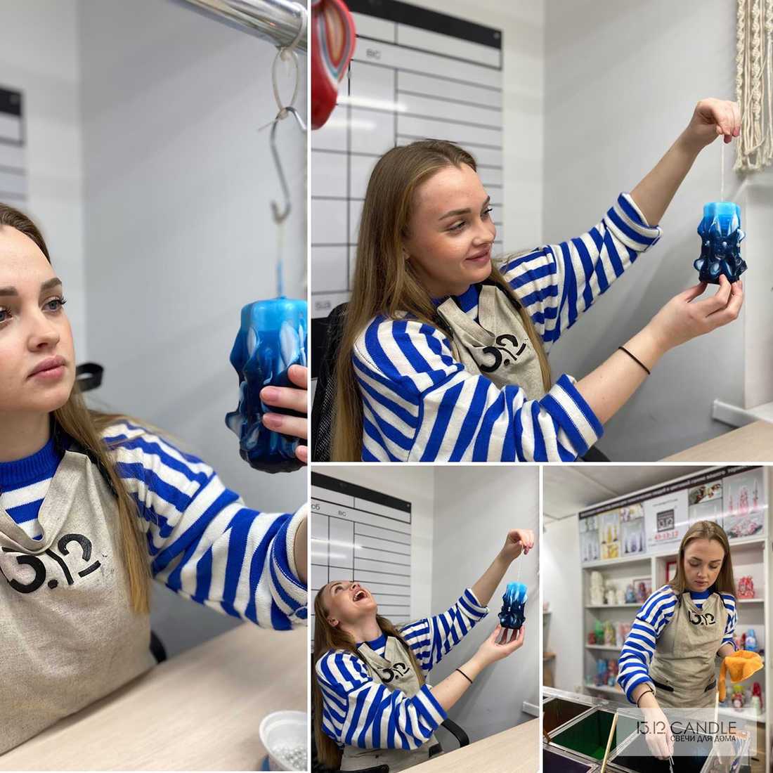 Мастер класс по резным свечам