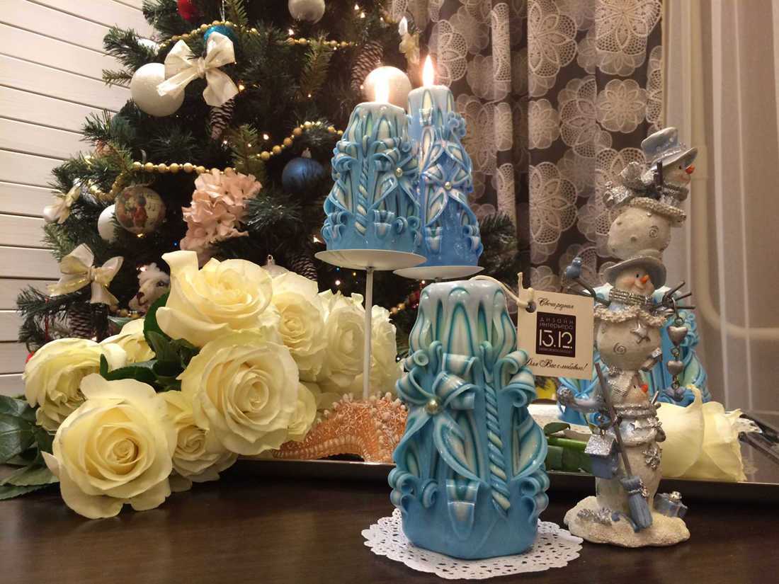 Новогодние свечи Разное